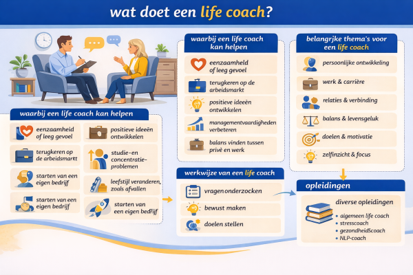 Alles over het beroep life coach Wat doet een life coach